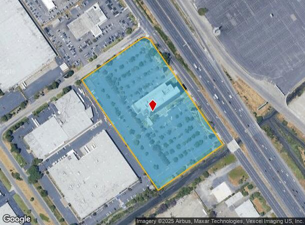 7677 Oakport St, Oakland, CA Parcel Map