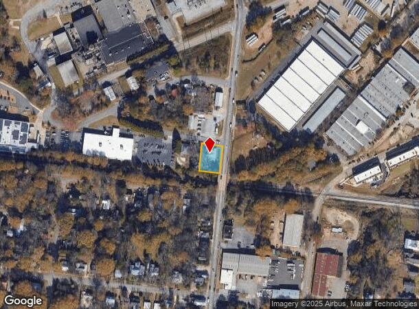  1021 N Chase St, Athens, GA Parcel Map