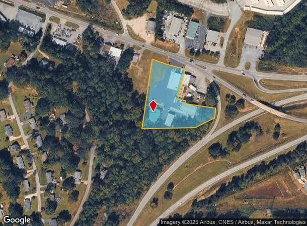 407 Ross Ave, Easley, SC Parcel Map