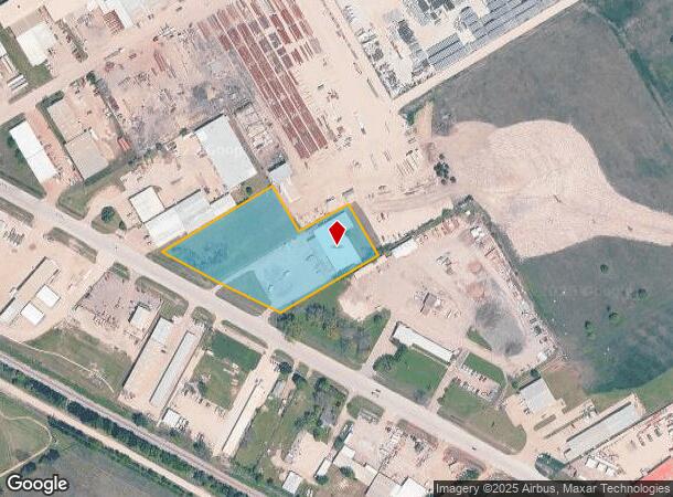 1906 S Kaufman St, Ennis, TX Parcel Map