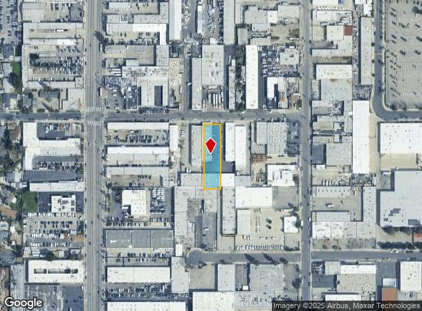 15208 Stagg St, Van Nuys, CA Parcel Map