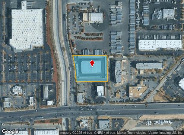 4480 Berg St, North Las Vegas, NV Parcel Map