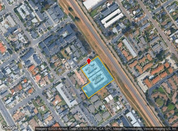 357 Chestnut Ave, Carlsbad, CA Parcel Map