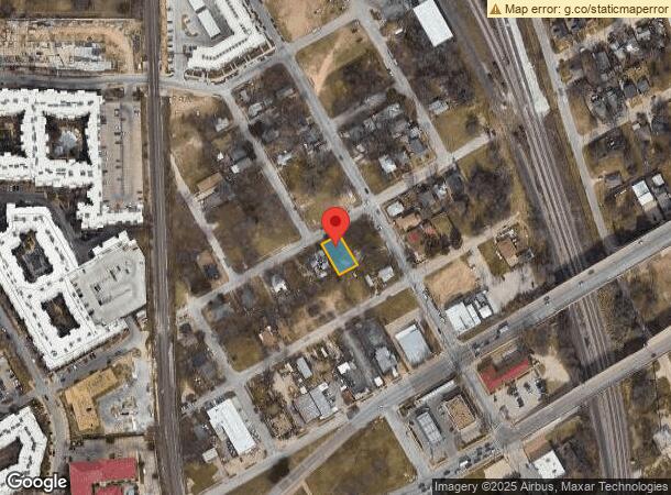  1222 E Peach St, Fort Worth, TX Parcel Map