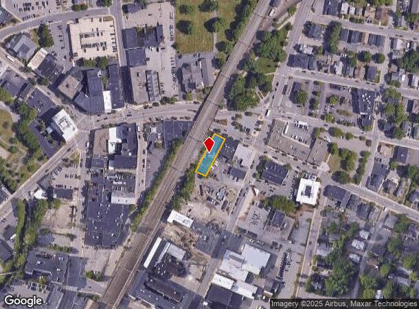  51 Park St, Attleboro, MA Parcel Map