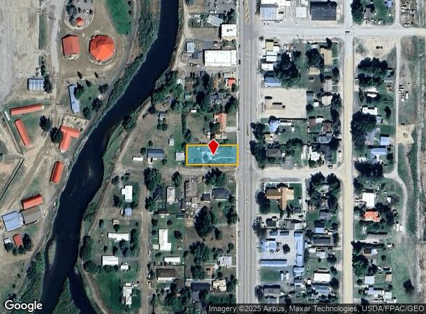 222 S Main St, Twin Bridges, MT Parcel Map