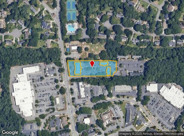 1302 Center Dr, Atlanta, GA Parcel Map