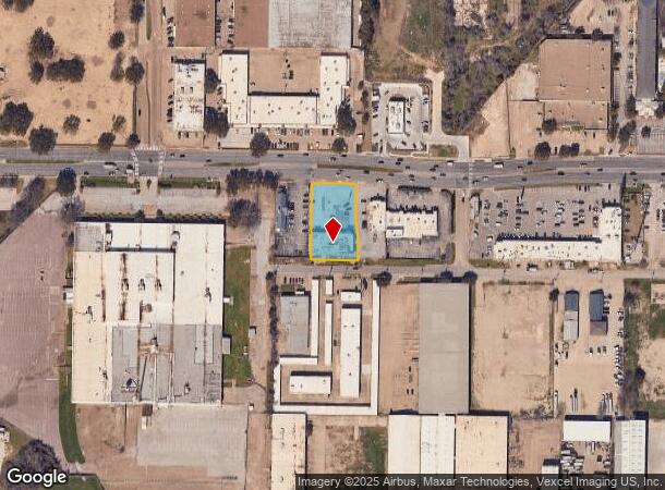 1634 W Mockingbird Ln, Dallas, TX Parcel Map