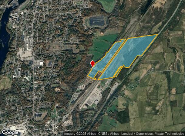  1380 Towpath Ln, Fort Edward, NY Parcel Map