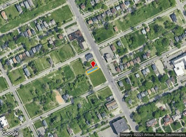  10331 Hamilton Ave, Detroit, MI Parcel Map