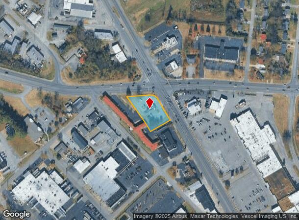  829 Nw Broad St, Murfreesboro, TN Parcel Map