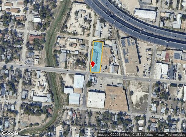 1547 W Poplar St, San Antonio, TX Parcel Map