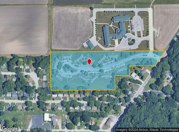  8805 Braden Dr, Caseyville, IL Parcel Map