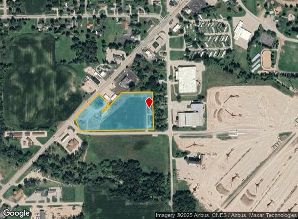 1251 W Caro Rd, Caro, MI Parcel Map