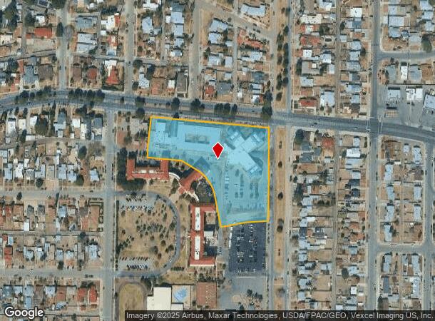 4914 Trowbridge Dr, El Paso, TX Parcel Map