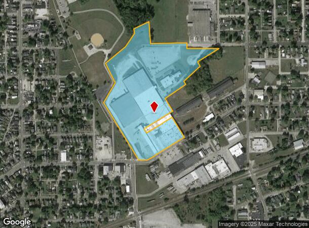  1000 E Market St, Huntington, IN Parcel Map