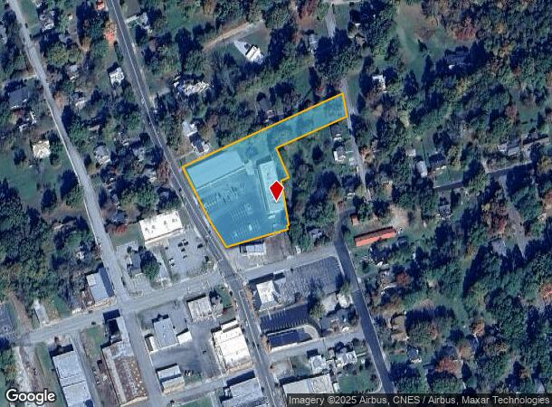 623 N Main St, Chase City, VA Parcel Map