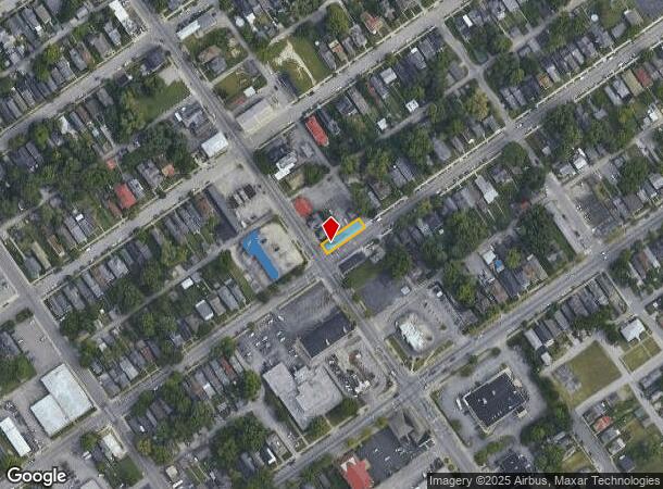  502 Vincennes St, New Albany, IN Parcel Map