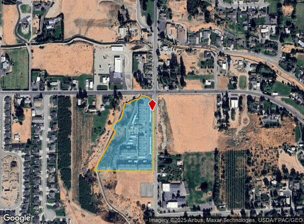 3272 School St, Wenatchee, WA Parcel Map