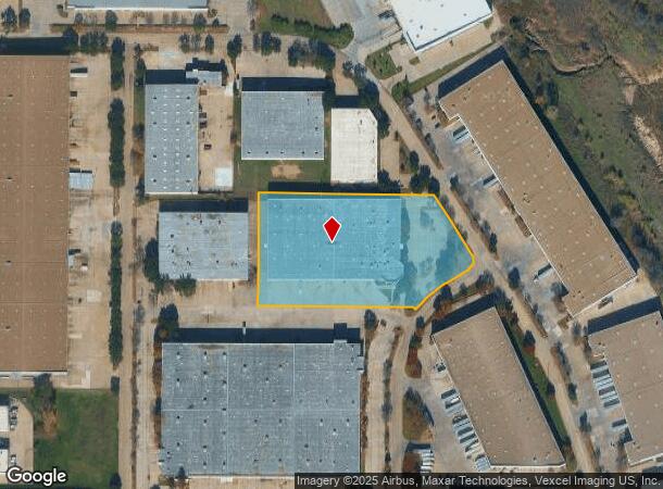  2895 113Th St, Grand Prairie, TX Parcel Map