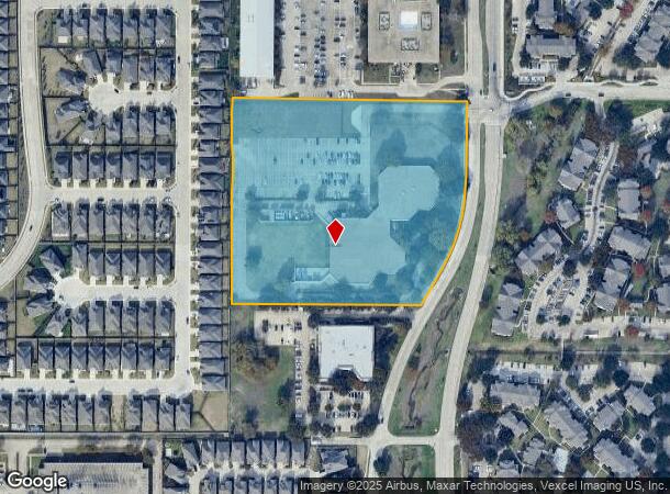  17201 Waterview Pkwy, Dallas, TX Parcel Map