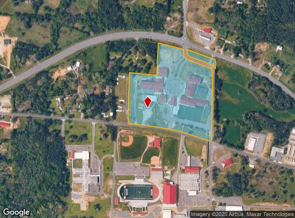 376 Adam Brown Rd, Pearcy, AR Parcel Map