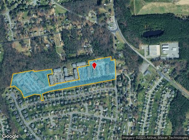6416 Oak Front Ct, Henrico, VA Parcel Map