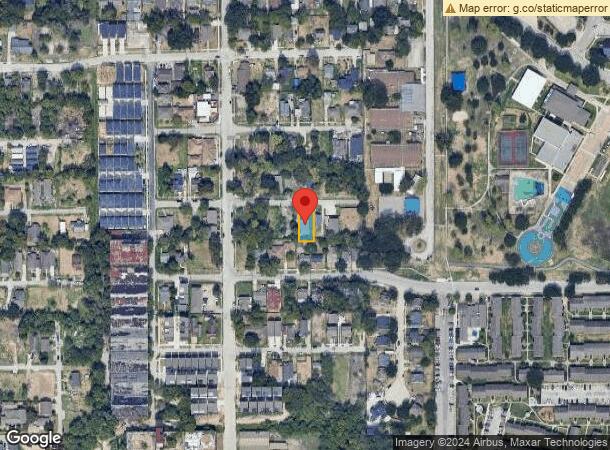  4718 Gunter St, Houston, TX Parcel Map