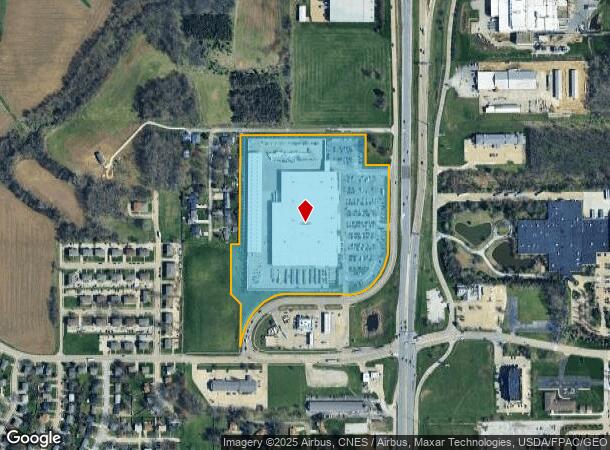 6600 N Brady St, Davenport, IA Parcel Map