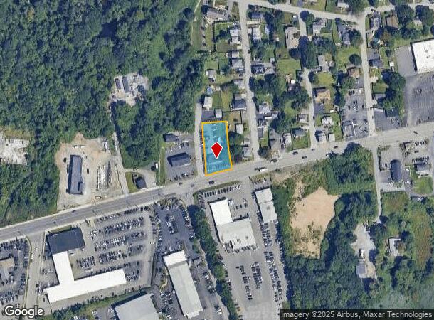  14 Taunton Ave, Seekonk, MA Parcel Map
