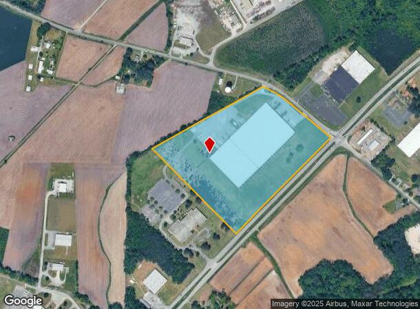  1351 Cunningham Rd, Kinston, NC Parcel Map