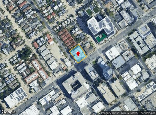 2140 Butler Ave, Los Angeles, CA Parcel Map