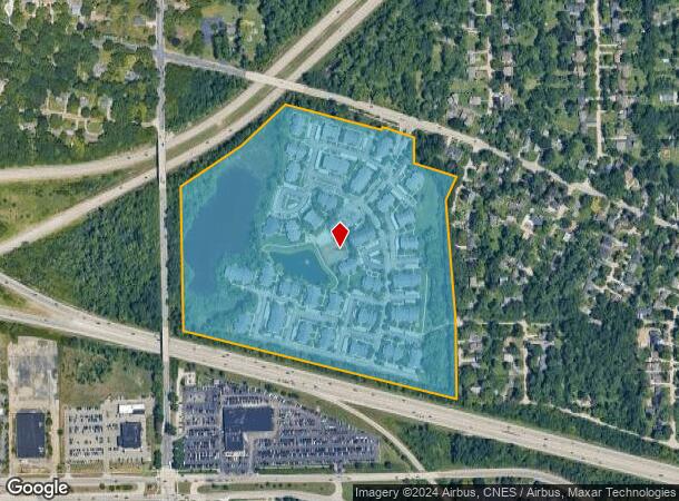  547 Landings Blvd, Ann Arbor, MI Parcel Map