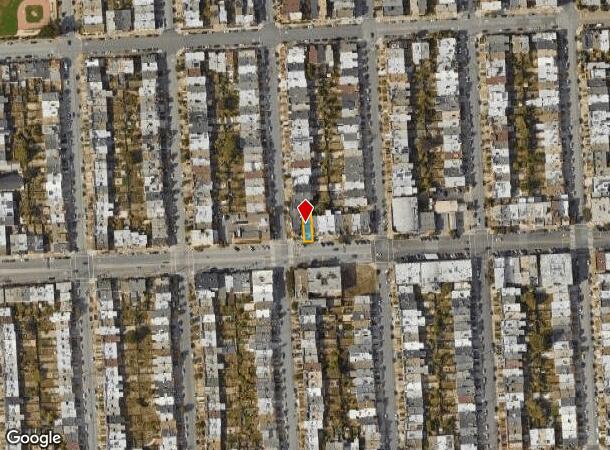  1842 Noriega St, San Francisco, CA Parcel Map