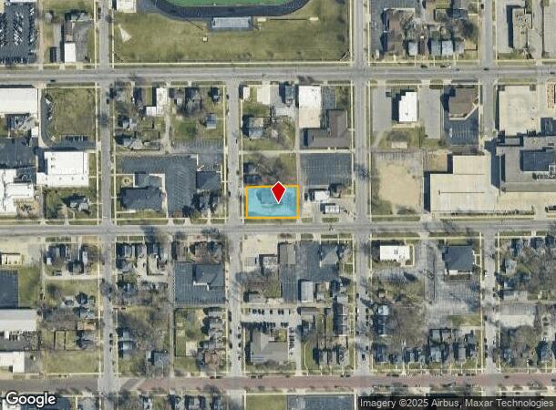  807 E Colfax Ave, South Bend, IN Parcel Map