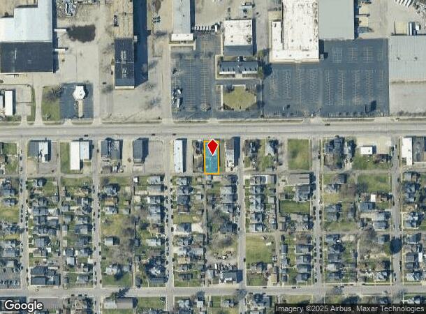  1908 W Western Ave, South Bend, IN Parcel Map