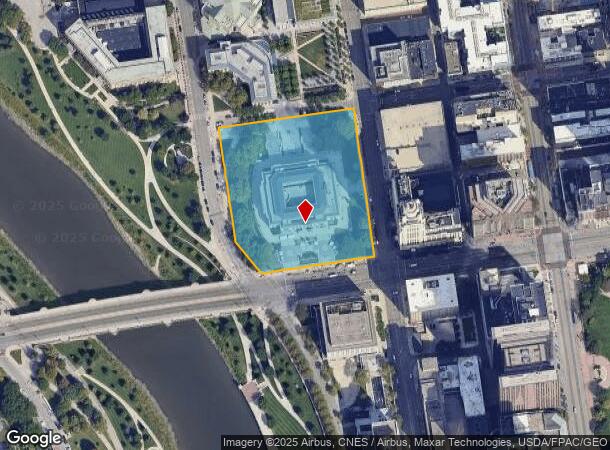  90 W Broad St, Columbus, OH Parcel Map