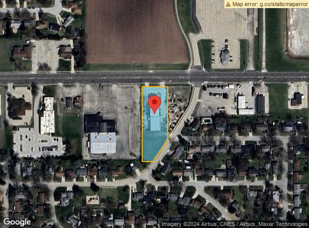  1580 E Grove Ave, Rantoul, IL Parcel Map