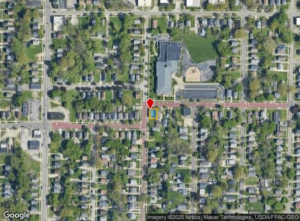  348 Cole Ave, Akron, OH Parcel Map