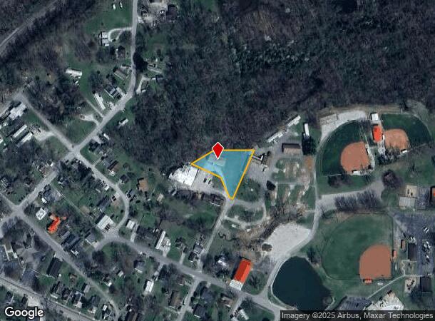  319 N Bolles St, Brownstown, IN Parcel Map