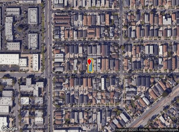 1629 W 208Th St, Torrance, CA Parcel Map