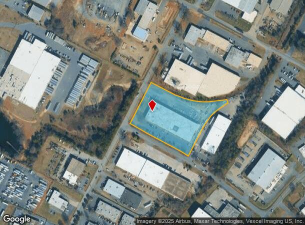 10933 Carpet St, Charlotte, NC Parcel Map