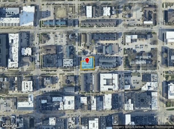  502 E Healey St, Champaign, IL Parcel Map