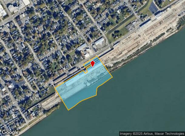  602 E Market St, Jeffersonville, IN Parcel Map