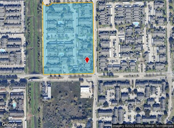  12247 Sunset Mdws, Houston, TX Parcel Map