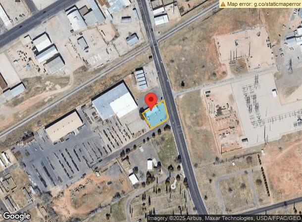  126 S Dixie Blvd, Odessa, TX Parcel Map