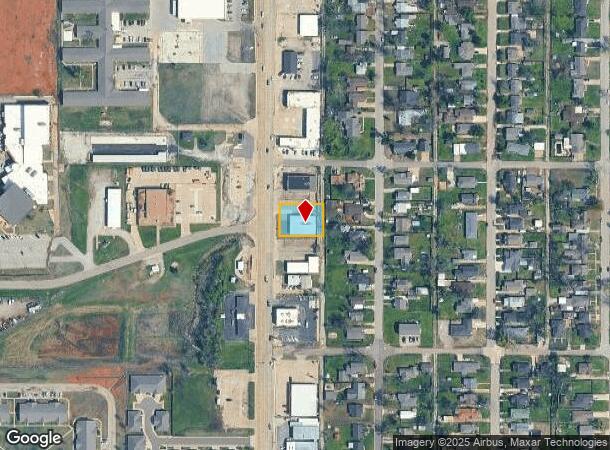  1829 N Kickapoo Ave, Shawnee, OK Parcel Map
