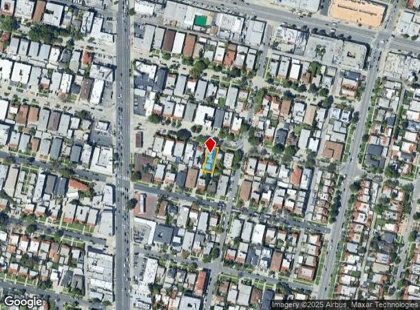  6112 Saturn St, Los Angeles, CA Parcel Map