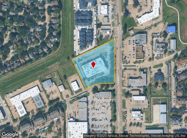  9601 Jones Rd, Houston, TX Parcel Map