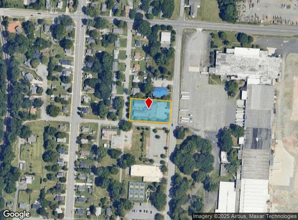  2505 Fairview St, Greensboro, NC Parcel Map